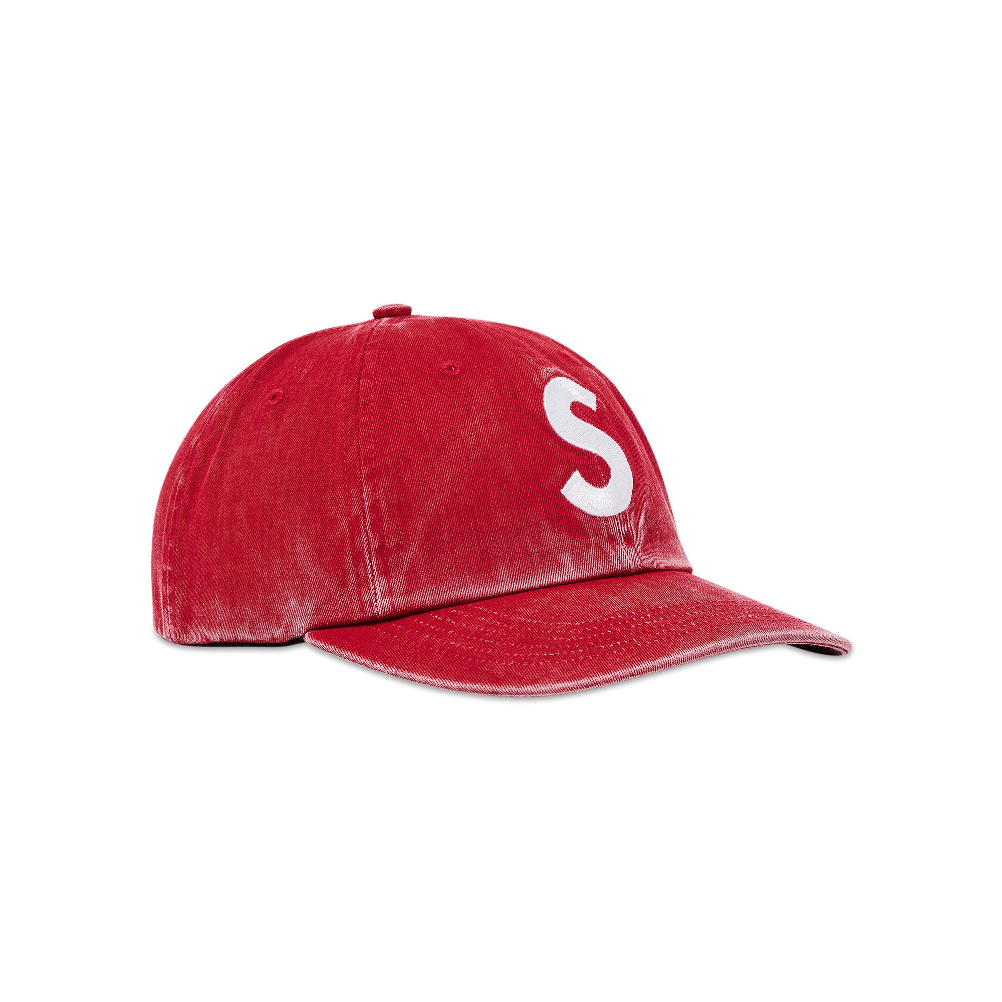 帽子 Supreme Pigment Coated S Logo 6-P back Supreme Pigment Coated S Logo 6-Panel (SS25) - $54