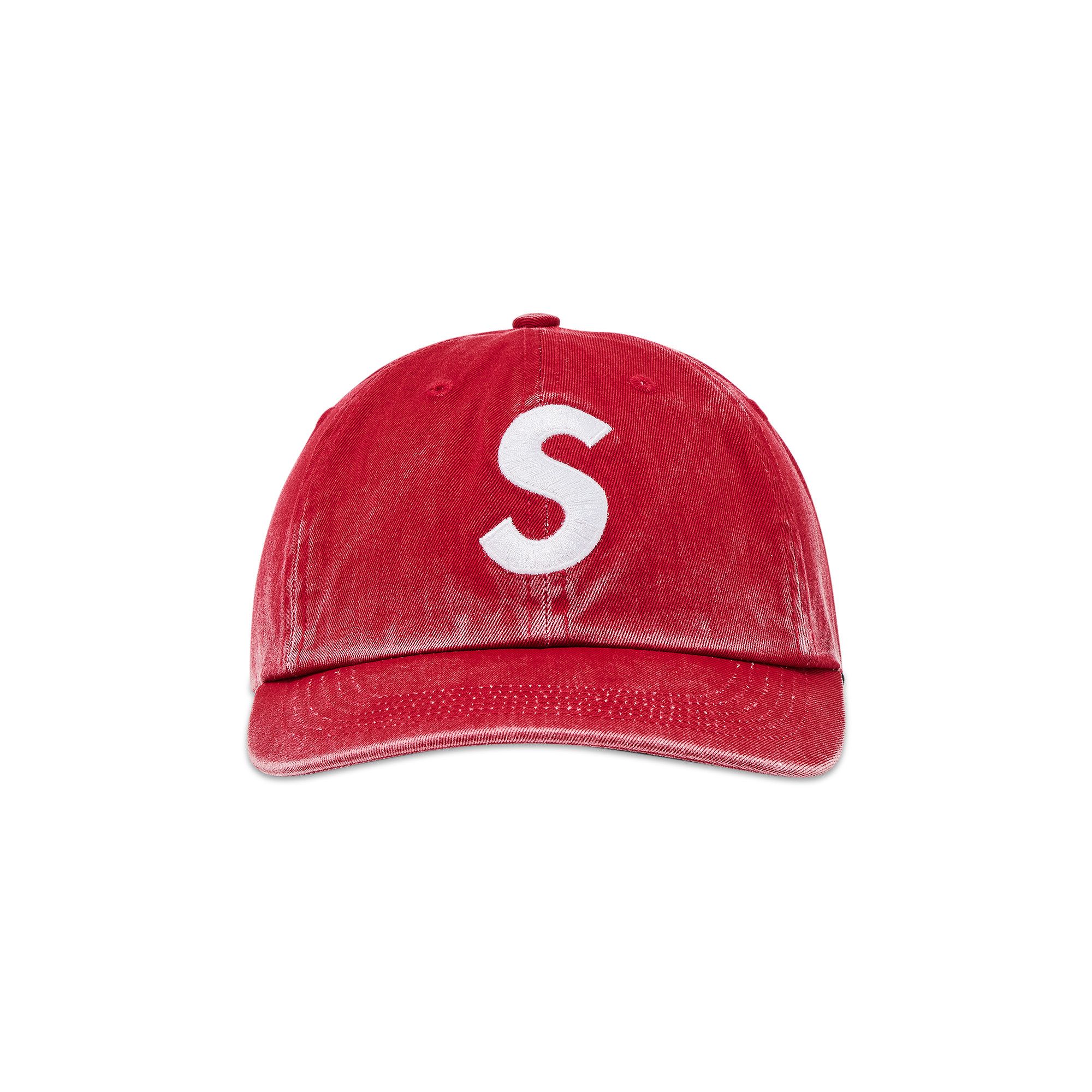 Buy Supreme Pigment Coated S Logo 6 Panel 'Red' - SS25H24