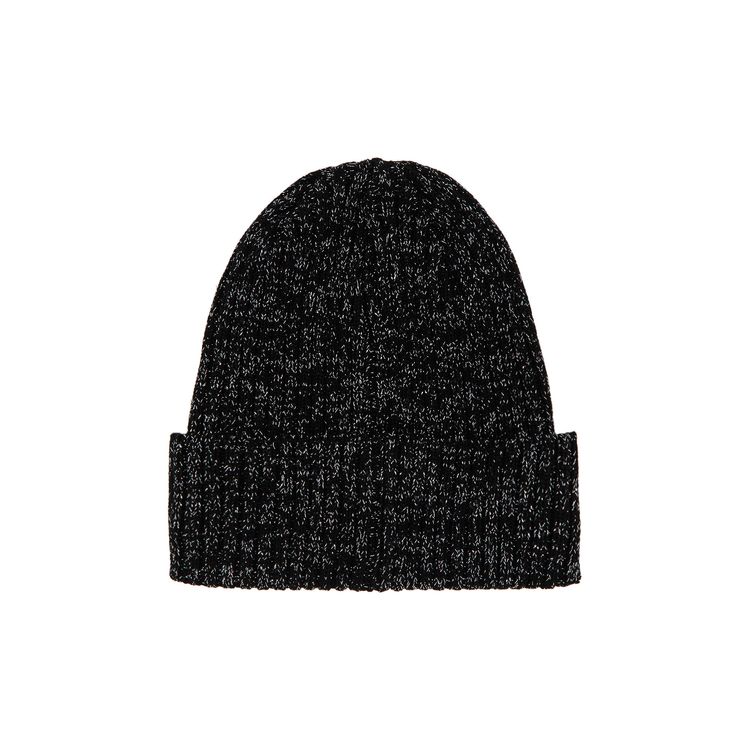 Supreme Overdyed Beanie Metallic Black