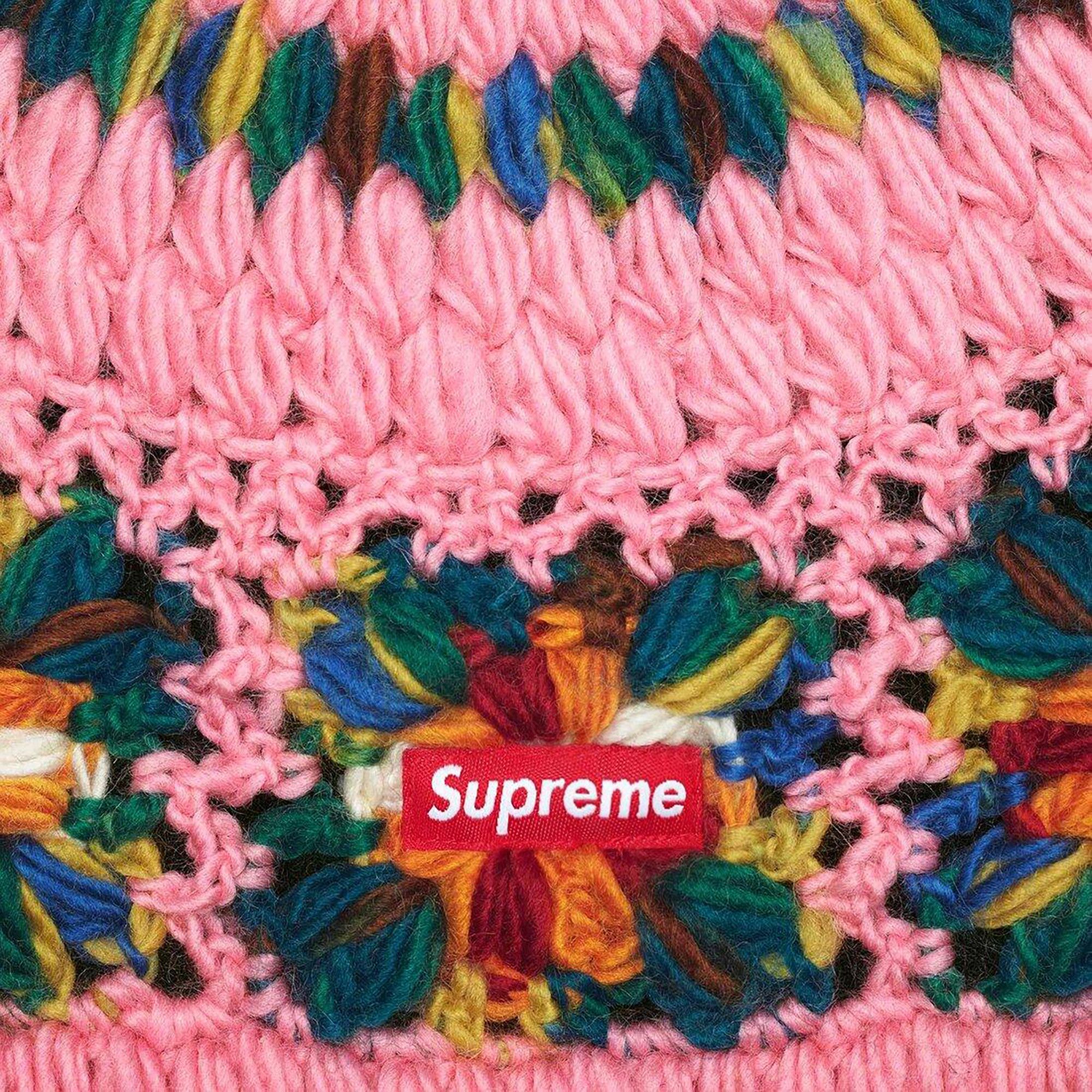 【SALE】 - 'Pink' Beanie Crochet Supreme Buy SS25BN12 GOAT | PINK 帽子