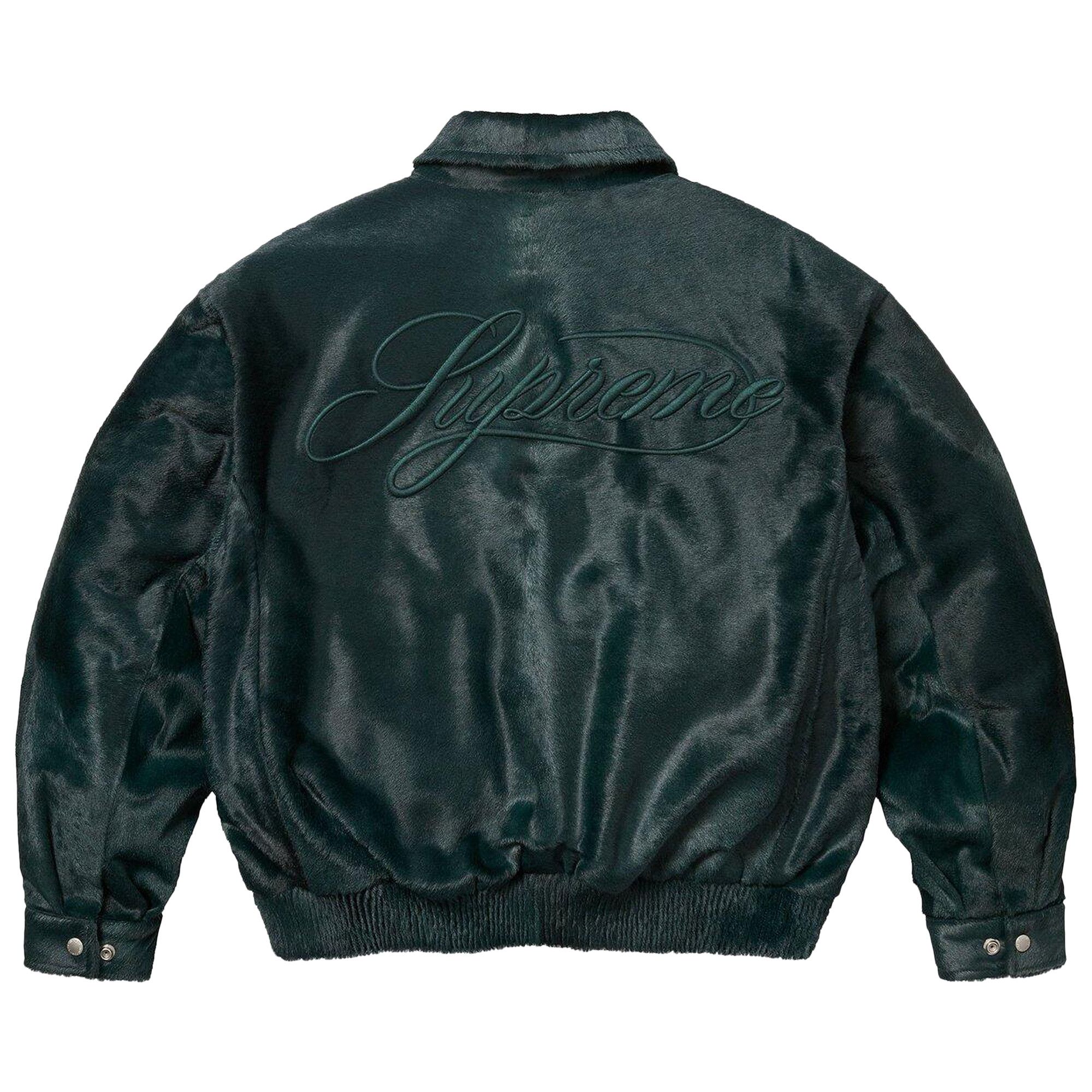 超安い 'Green' Jacket Varsity Ponyhair Supreme Buy - GREEN SS25J6 ジャケット・アウター