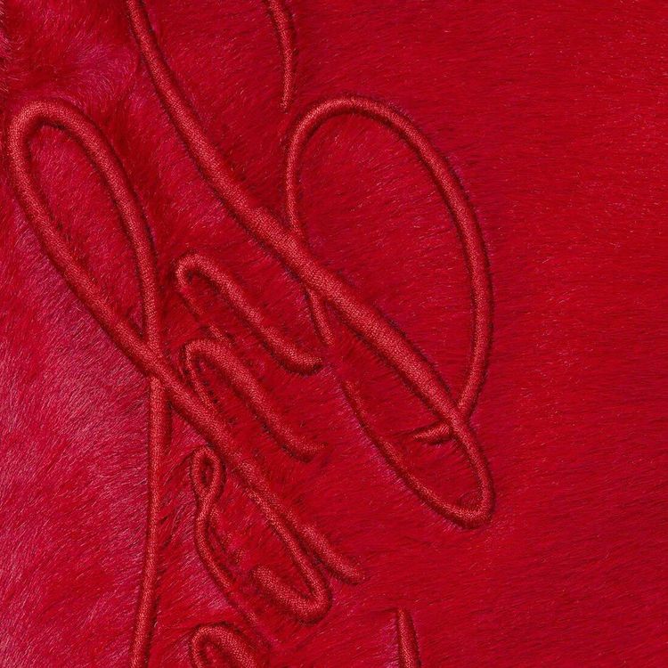 Supreme Ponyhair Loose Fit 5 Pocket Jean Red