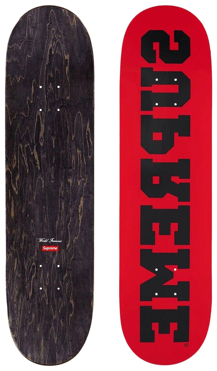 Supreme Reverse Skateboard Red