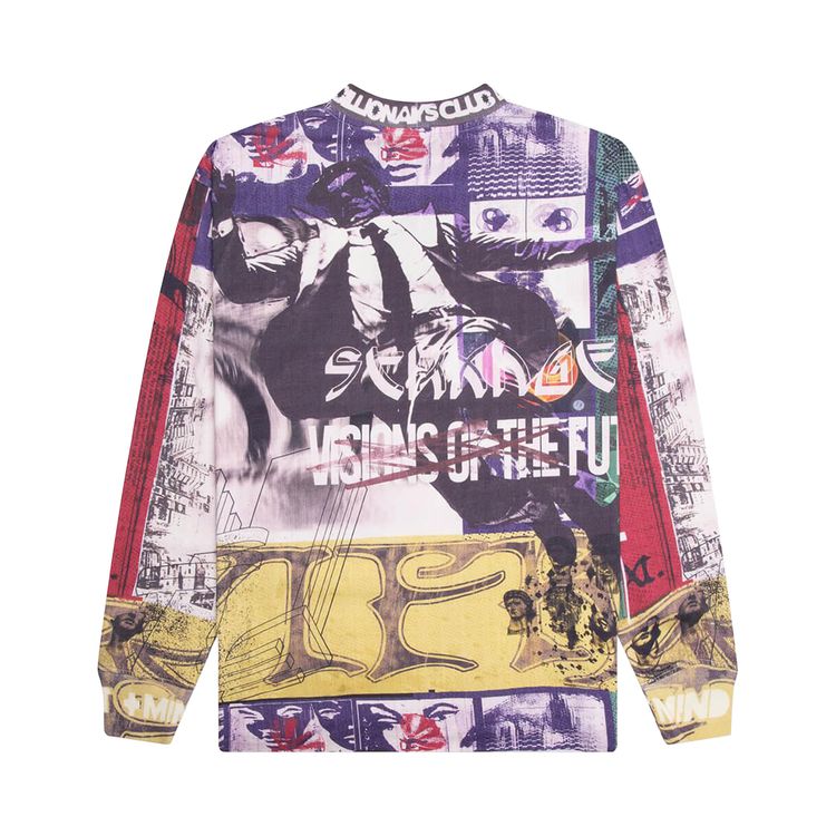 Billionaire Boys Club Motto Jersey Long Sleeve Tee White