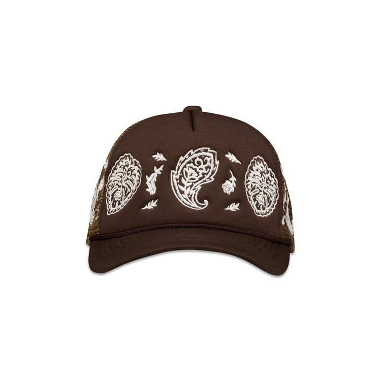 Bricks  Wood Paisley Trucker Brown