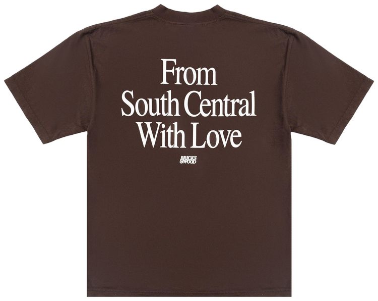 Bricks  Wood From South Central With Love Tee Chocolate