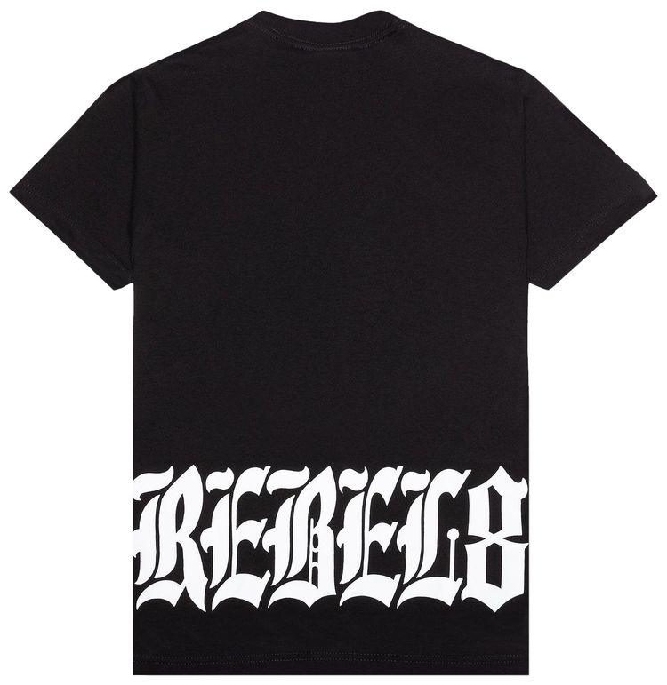 Bricks  Wood Old English Tee Black