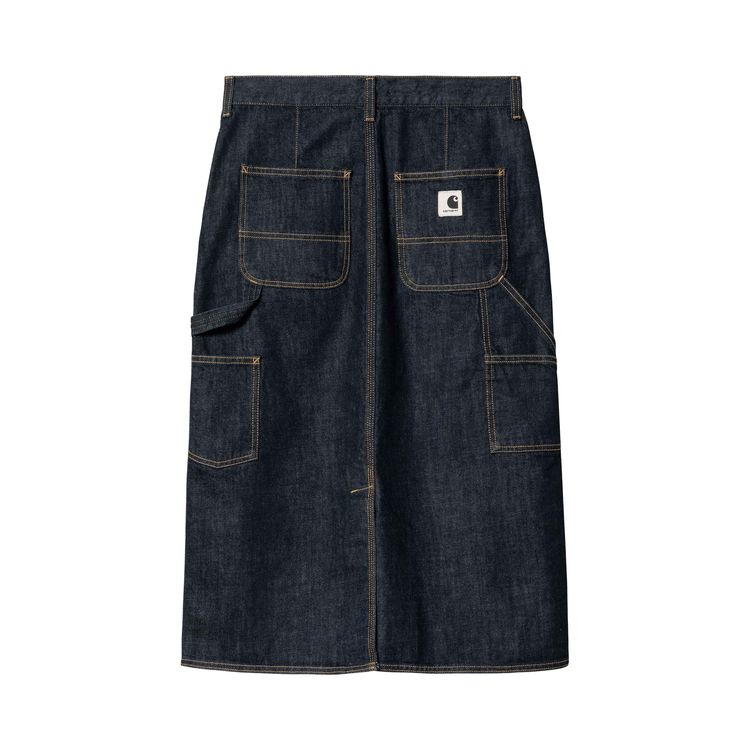 Carhartt WIP Single Knee Skirt Blue Rinsed