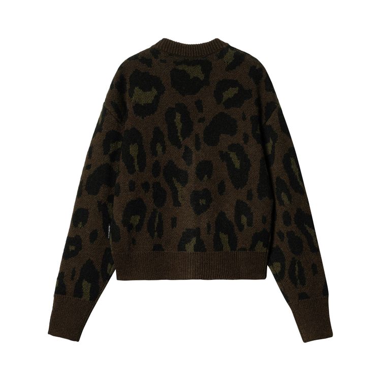 Carhartt WIP Merton Cardigan Camo Leo JacquardTamarind