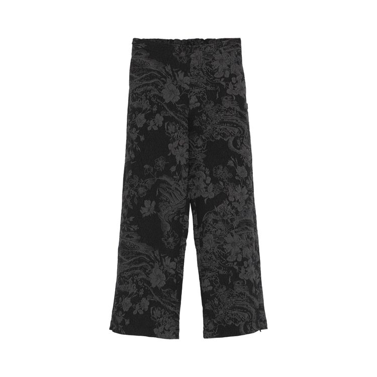 Nike Mid Rise Jacquard Track Pants BlackAnthraciteBlack