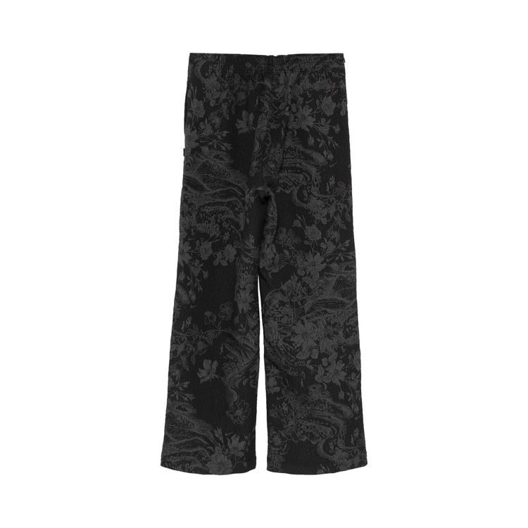 Nike Mid Rise Jacquard Track Pants BlackAnthraciteBlack