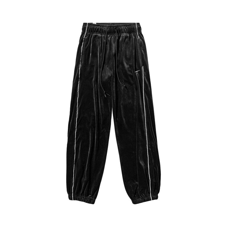 Nike Mid Rise Velour Joggers BlackSail