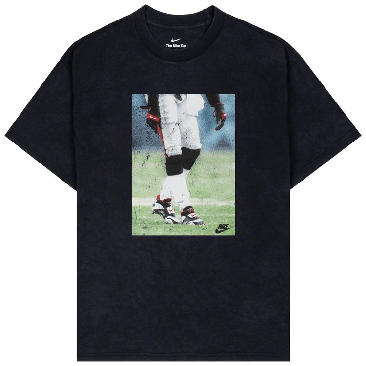 Nike Max90 Football Short Sleeve T Shirt Black