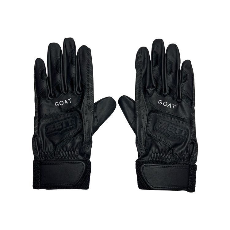 GOAT Logo Batting Glove Black