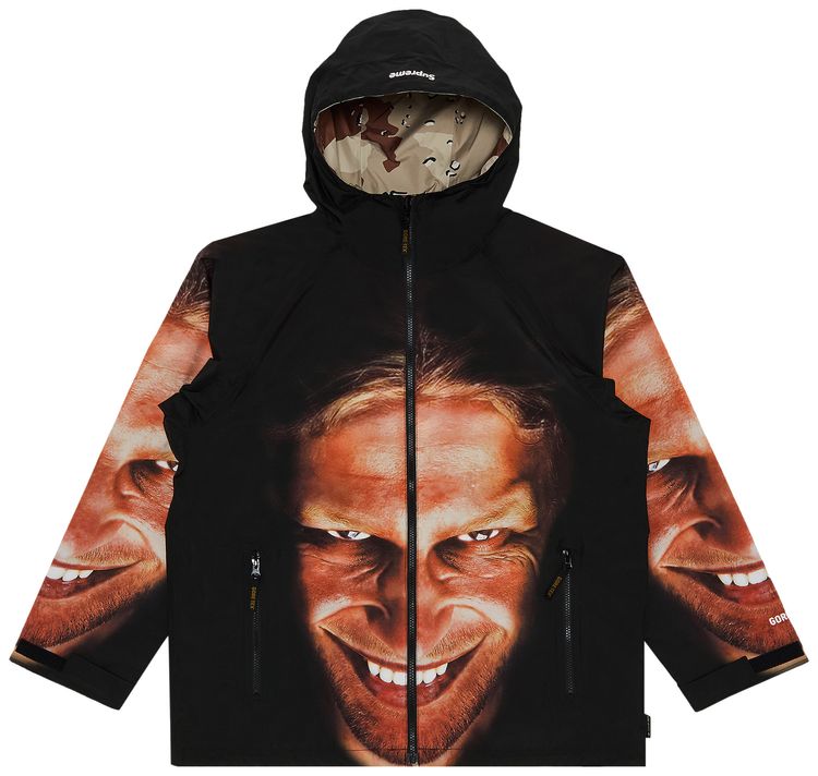 Supreme x Aphex Twin Reversible GORE TEX Hooded Jacket Chocolate Chip Camo