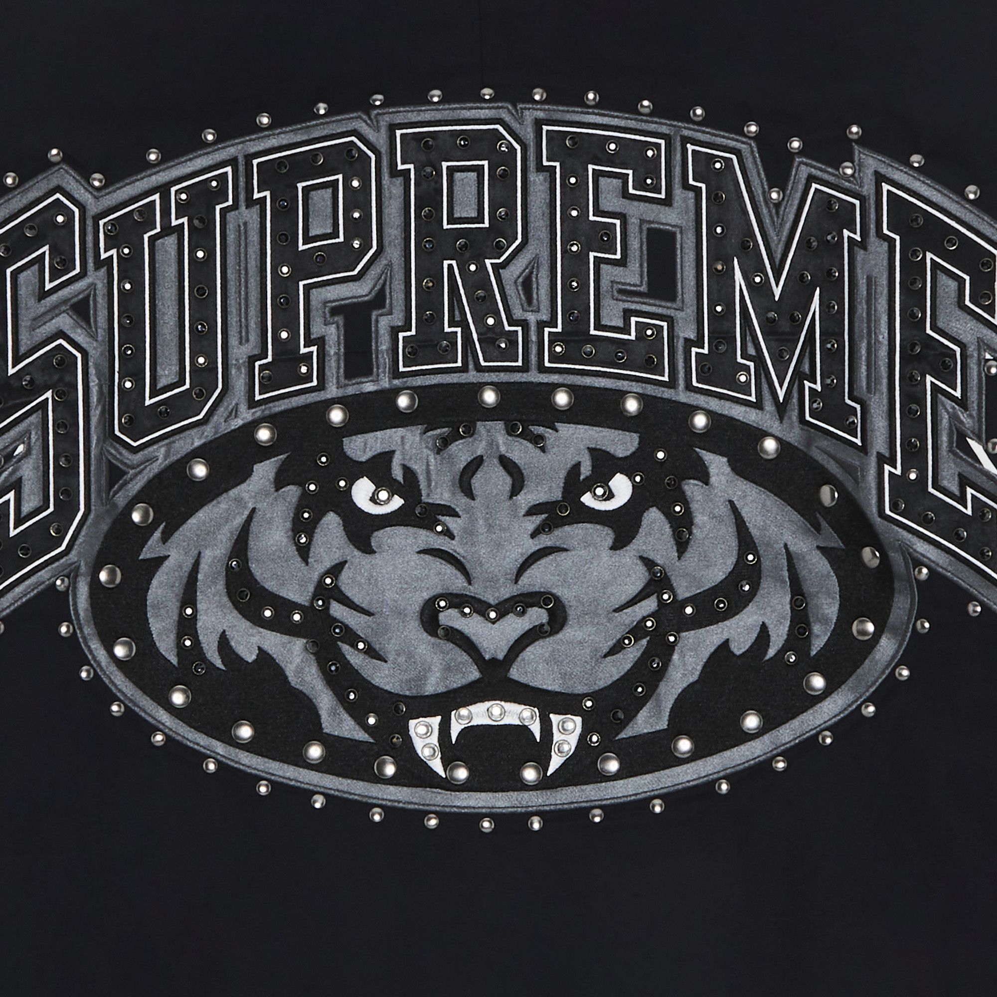 Buy Supreme Studded Stadium Jacket 'Black' - SS25J38 BLACK