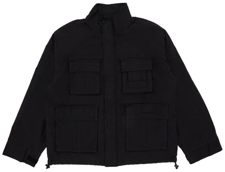 Supreme x Aphex Twin Alpha Industries Cargo Jacket Black