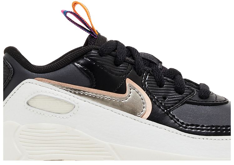 Nike Air Max 90 Leather SE TD Off Noir Metallic Pewter