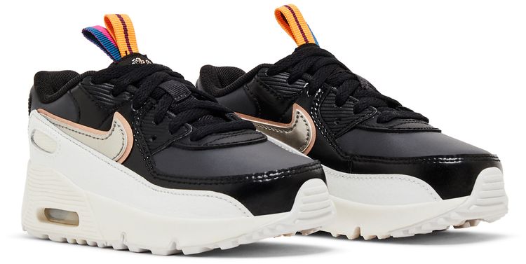 Nike Air Max 90 Leather SE TD Off Noir Metallic Pewter