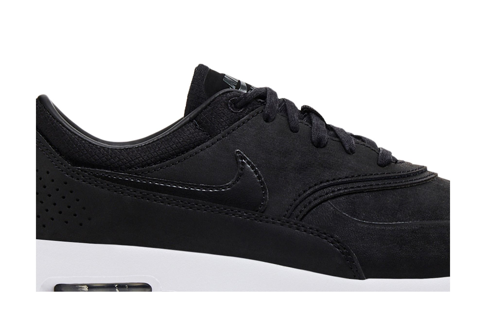 nike air max thea women's shoe black