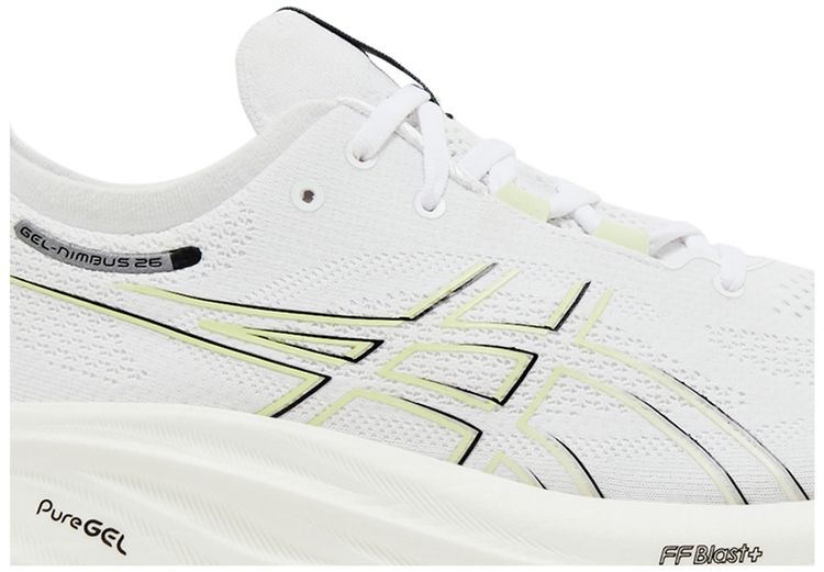 Asics Gel Nimbus 26 White Birch