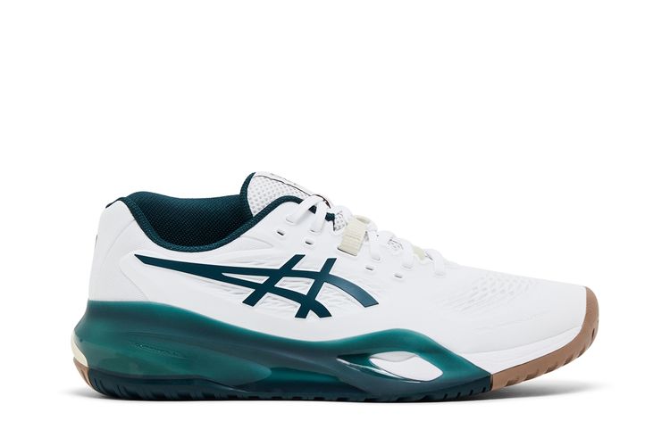 Asics Gel Resolution X White Saxon Green
