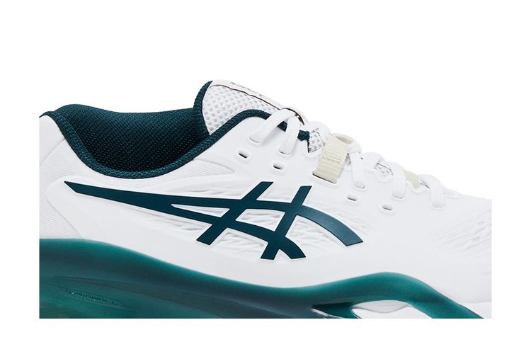 Asics Gel Resolution X White Saxon Green