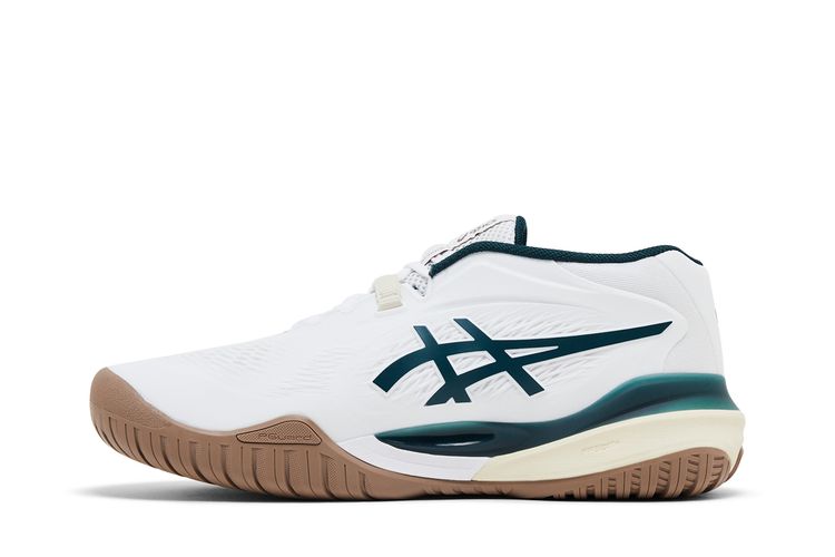 Asics Gel Resolution X White Saxon Green