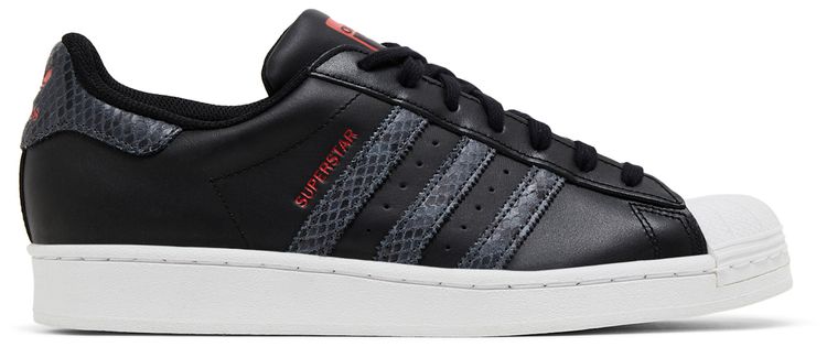Adidas Wmns Superstar Black White Snakeskin