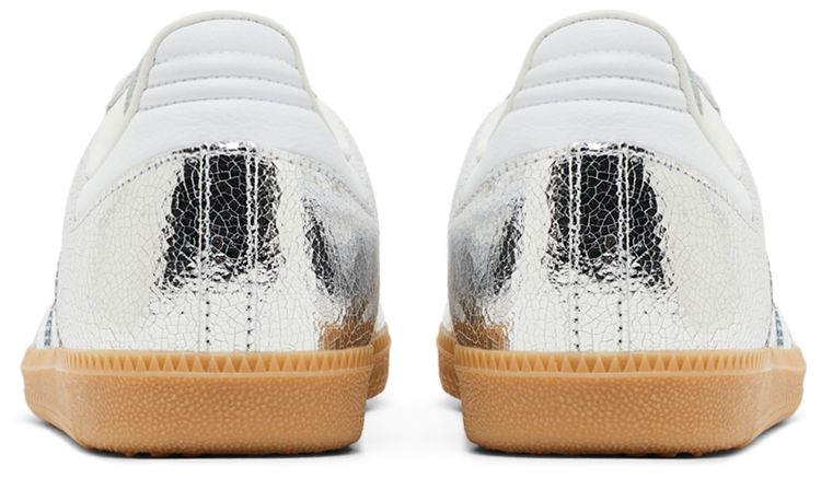 Wmns Samba OG Silver Metallic Cracked Leather
