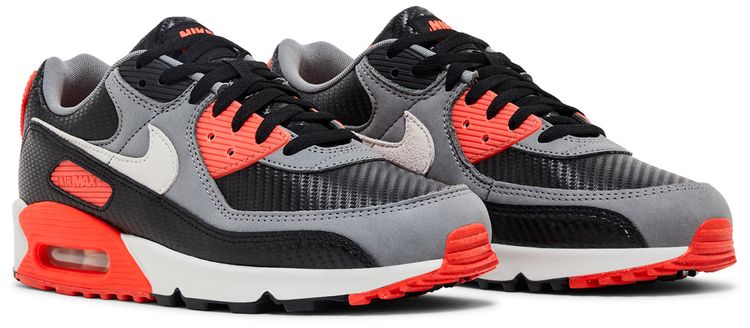 Nike Mens Air Max 90 Premium Carbon Fiber Infrared
