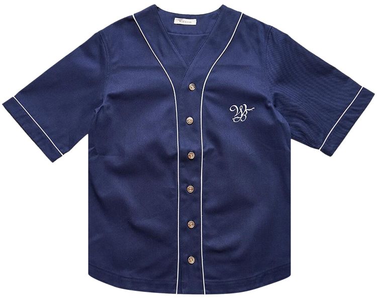 Wales Bonner Freestyle Shirt Navy