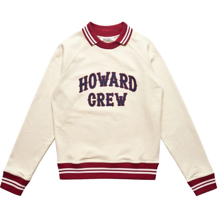 Wales Bonner Crew Jumper IvoryRed