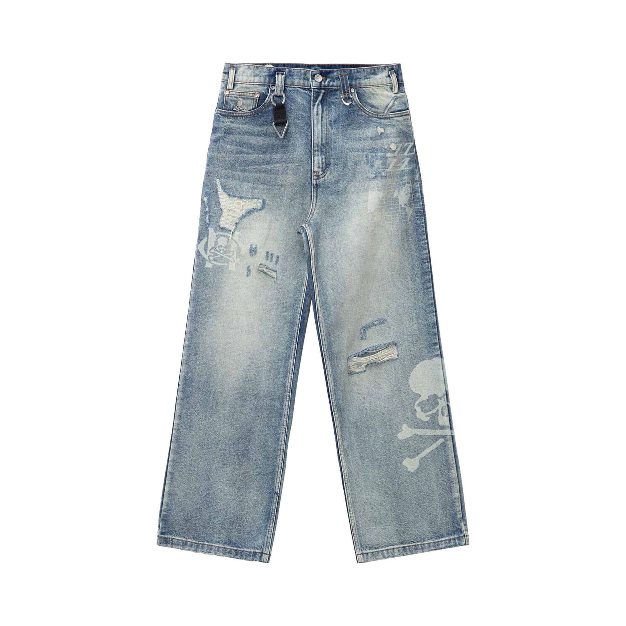 rmqm915様♡ Buy Mastermind Japan x C2H4 Totem Laser Jeans 'Faded Blue