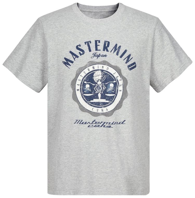 Mastermind Japan x C2H4 Balancing T Shirt Grey