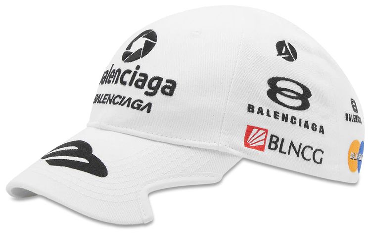 Balenciaga Top League Cap White