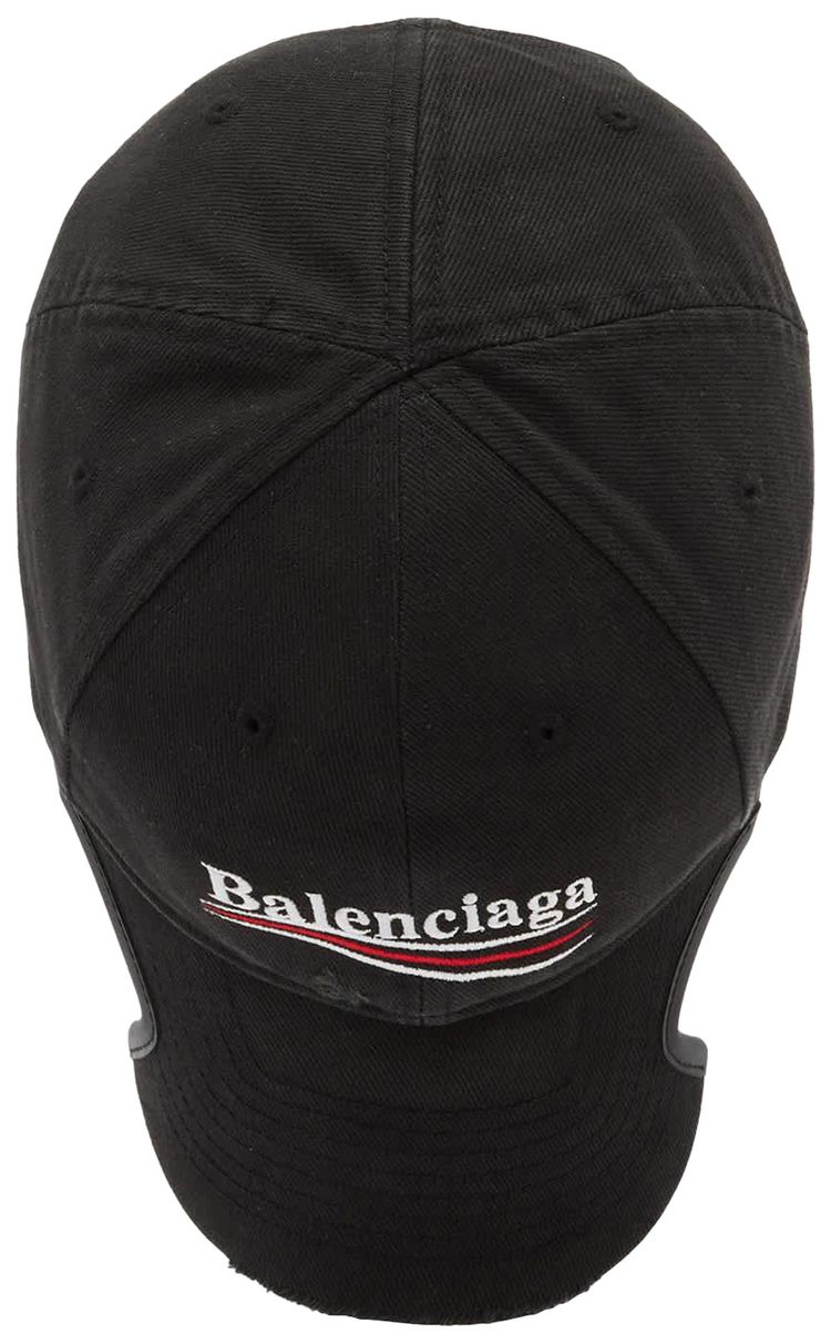 Balenciaga Political Campaign Cap BlackWhite