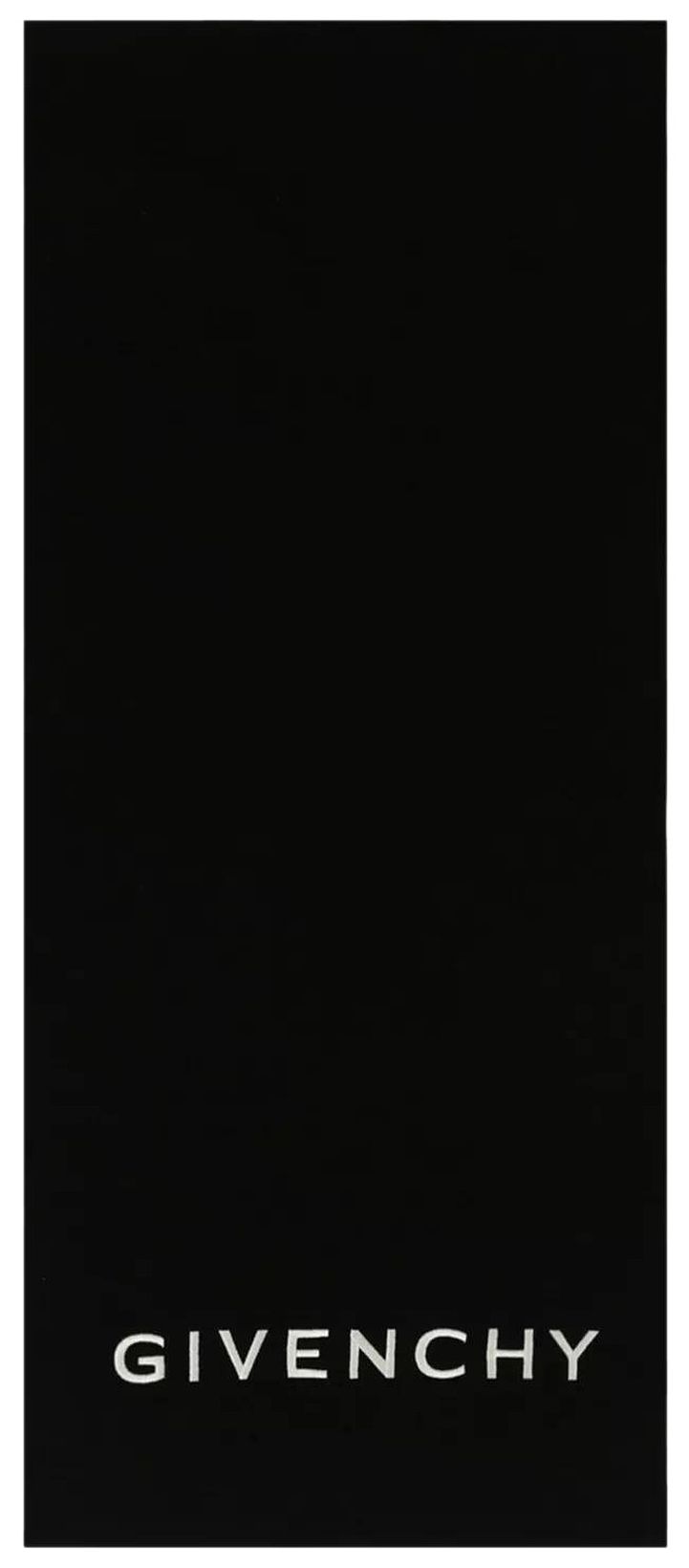 Givenchy Embroidered Logo Scarf BlackWhite