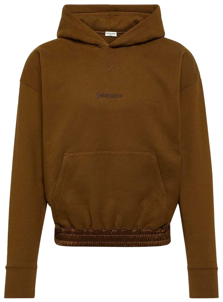 Saint Laurent Hoodie Mordore Khaki