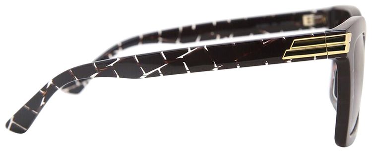 Bottega Veneta Square Sunglasses BurgundyPink