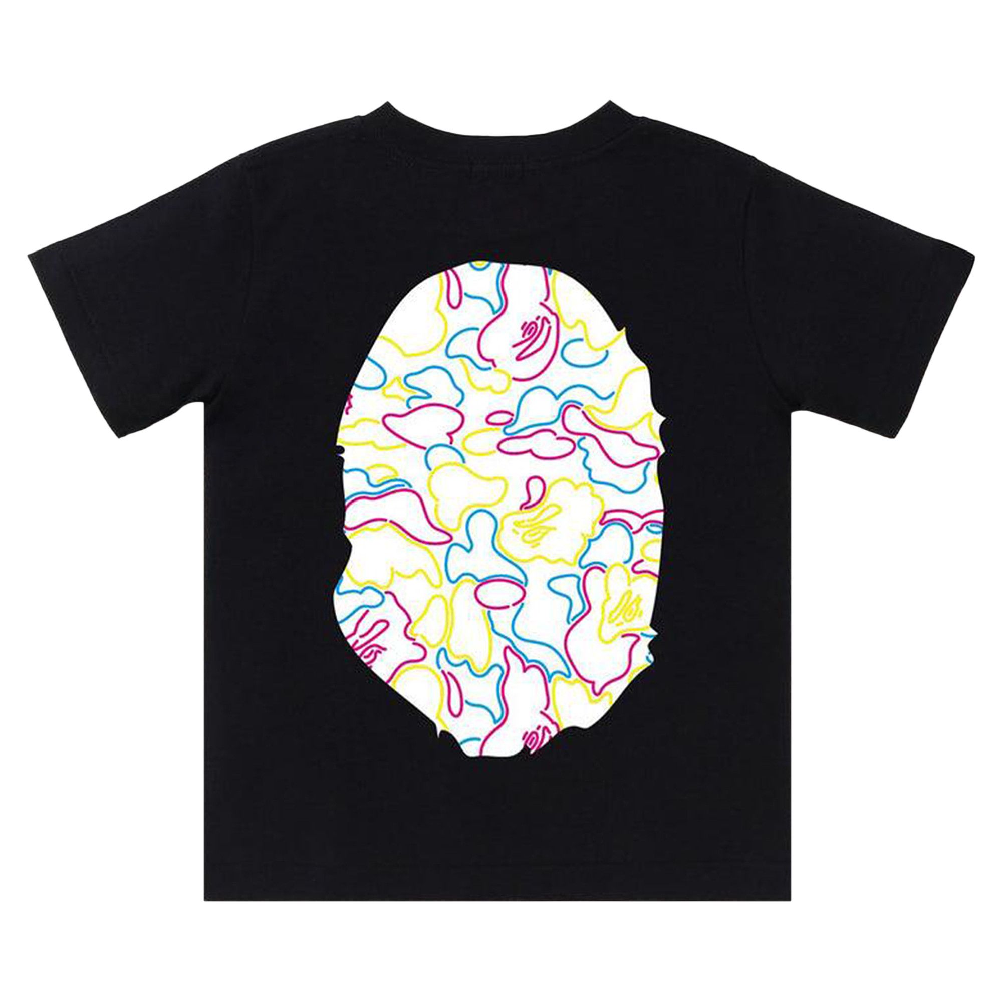 tシャツ NEON CAMO BAPE LOGO TEE レディース BAPE® LADIES'】 NEON CAMO MILO ON APE HEAD TEE NEON CAMO ONE