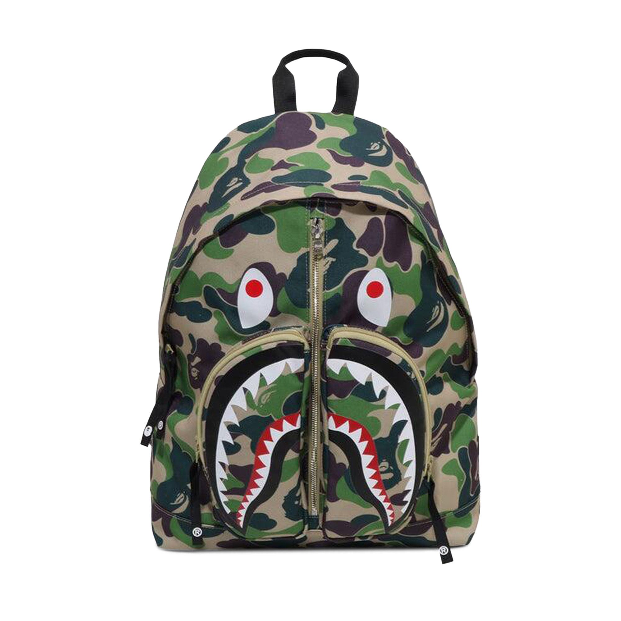 Buy BAPE ABC Camo Shark Daypack 'Green' - 1L30 189 007 GREEN | GOAT