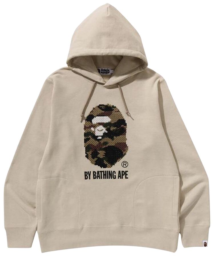 BAPE 1st Camo By Bathing Ape Pullover Hoodie Beige