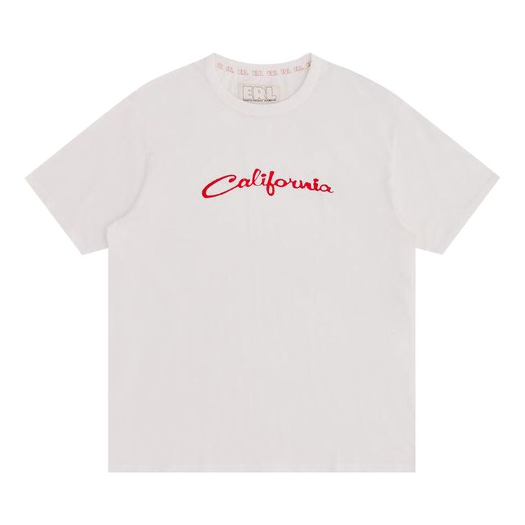ERL California Signature T Shirt White