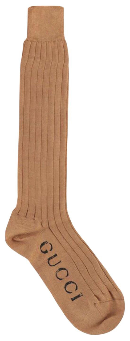 Gucci High Knee Socks Cream
