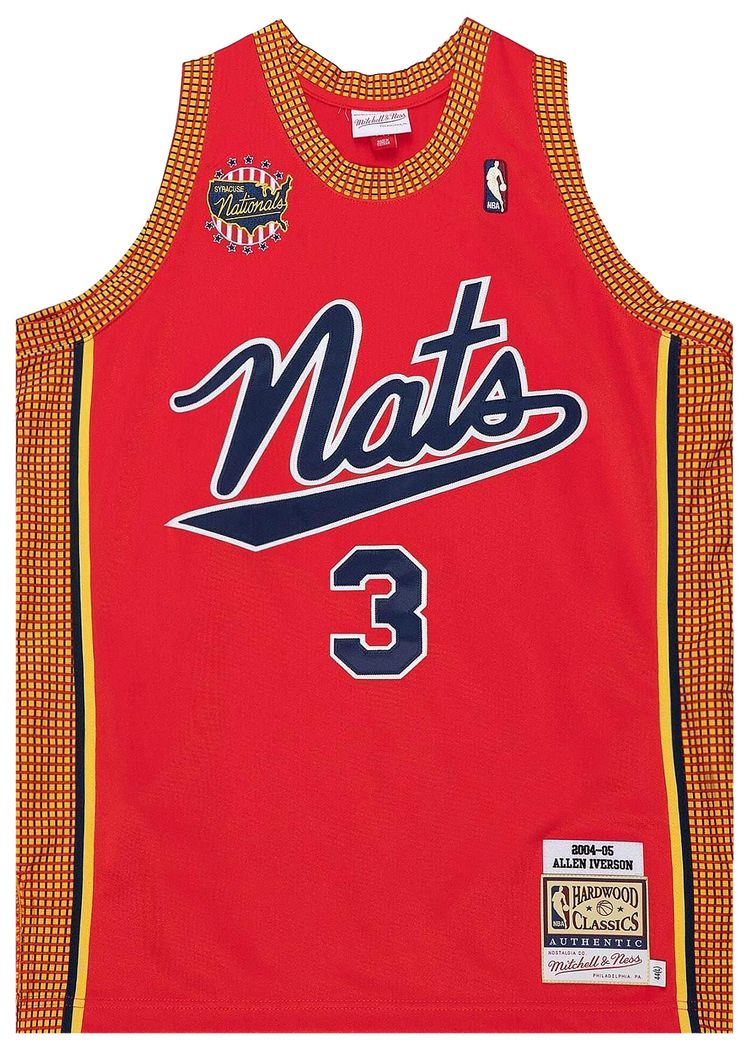 Mitchell  Ness NBA Authentic Philadelphia 76ers 2004 Allen Iverson Jersey Victory Red