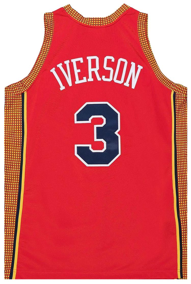 Mitchell  Ness NBA Authentic Philadelphia 76ers 2004 Allen Iverson Jersey Victory Red