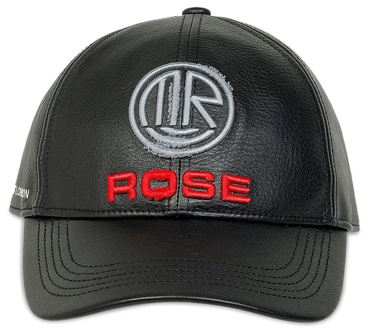 Martine Rose Leather Cap Black