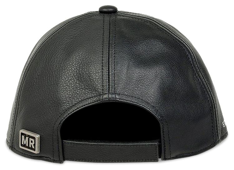Martine Rose Leather Cap Black