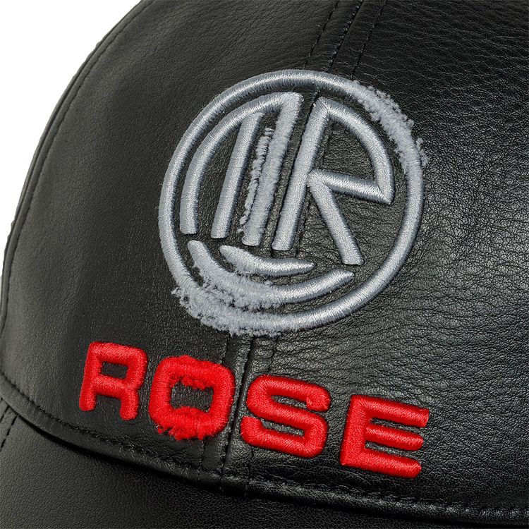Martine Rose Leather Cap Black